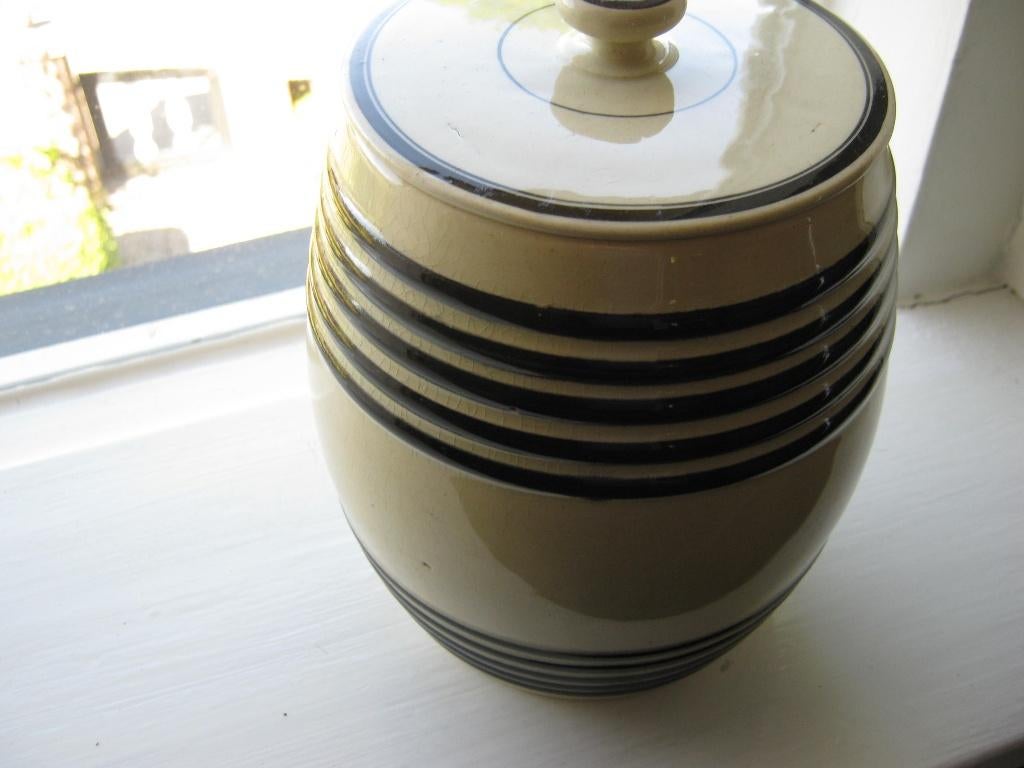 Antieke Voorraadpot Societe Ceramique, Verzenden