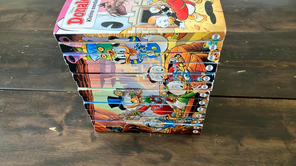 Donald Duck pockets complete rugtekening serie 294-306, Complete serie of reeks, Ophalen of Verzenden, Zo goed als nieuw