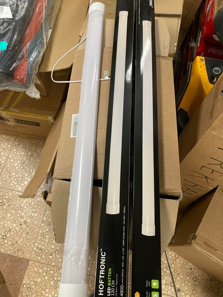 Hoftronic batten 120cm tl lamp in armatuur nieuw 2 stuks, Ophalen of Verzenden, Nieuw