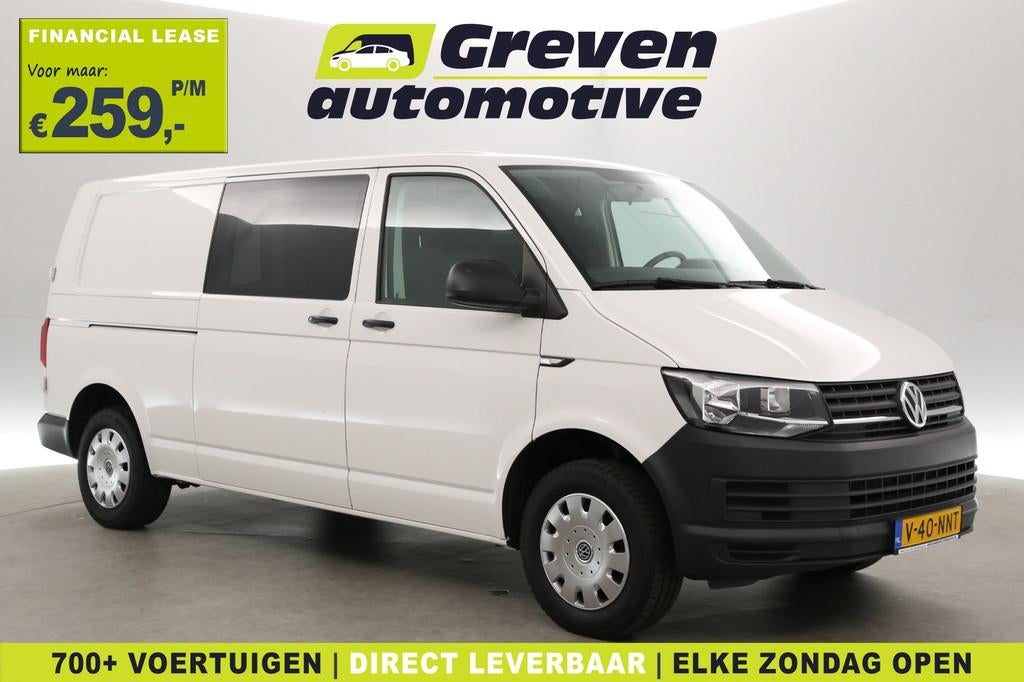 Volkswagen Transporter 2.0 TDI L2H1 | 150PK | Aut. | Airco |, Auto's, Bestelauto's, Stof, Gebruikt, Euro 6, 4 cilinders