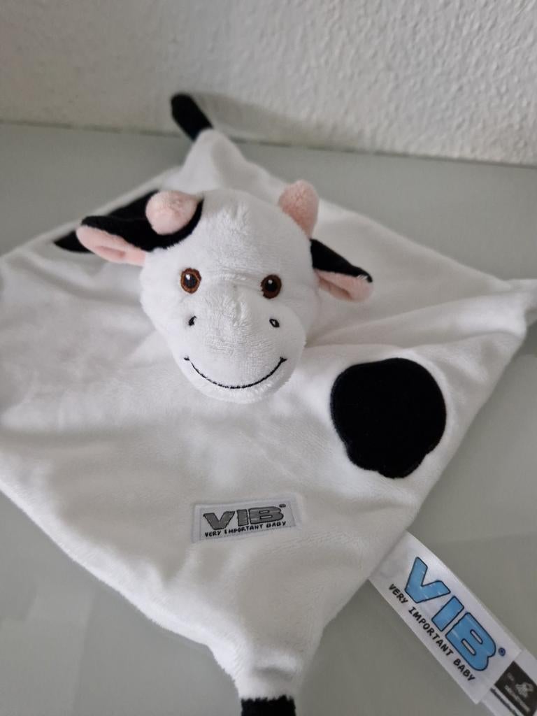 VIB knuffeldoekje koe knuffel knuffeltje, Ophalen of Verzenden, Zo goed als nieuw, Koe