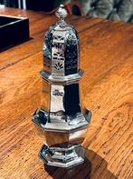 Antiek Tafelzilver 925 // Klokgave Chique Suikerstrooier, Ophalen of Verzenden