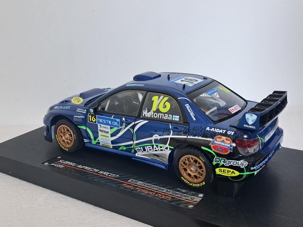 SOLD 1:43 Vitesse 43113 Subaru Impreza WRC Swedish Rally 2010 Mads Ostberg £26 plus post