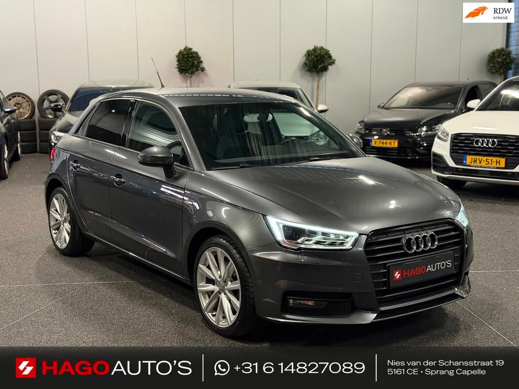 Audi A1 Sportback 1.4 TFSI Sport 3X S-LINE/LED/NAVI/AIRCO/HA, Voorwielaandrijving, 125 pk, 4 cilinders, Leder en Stof
