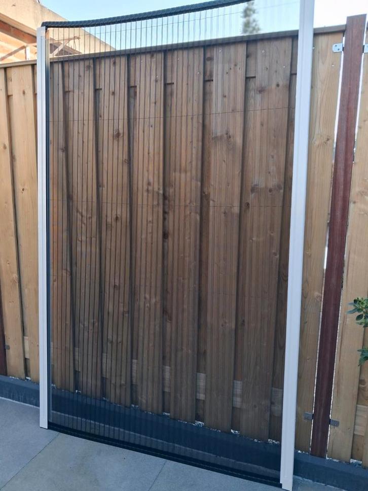 NIEUWE UNILUX DUBBELE plisse hordeuren , zie beschrijving., Doe-het-zelf en Verbouw, Deuren en Horren, Nieuw, Hordeur, 200 tot 215 cm