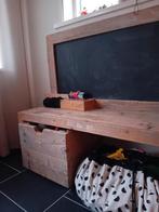 Robuust Steigerhout kinderbureau t.e.a.a., Kinderen en Baby's, Ophalen, Gebruikt, Tafel(s)