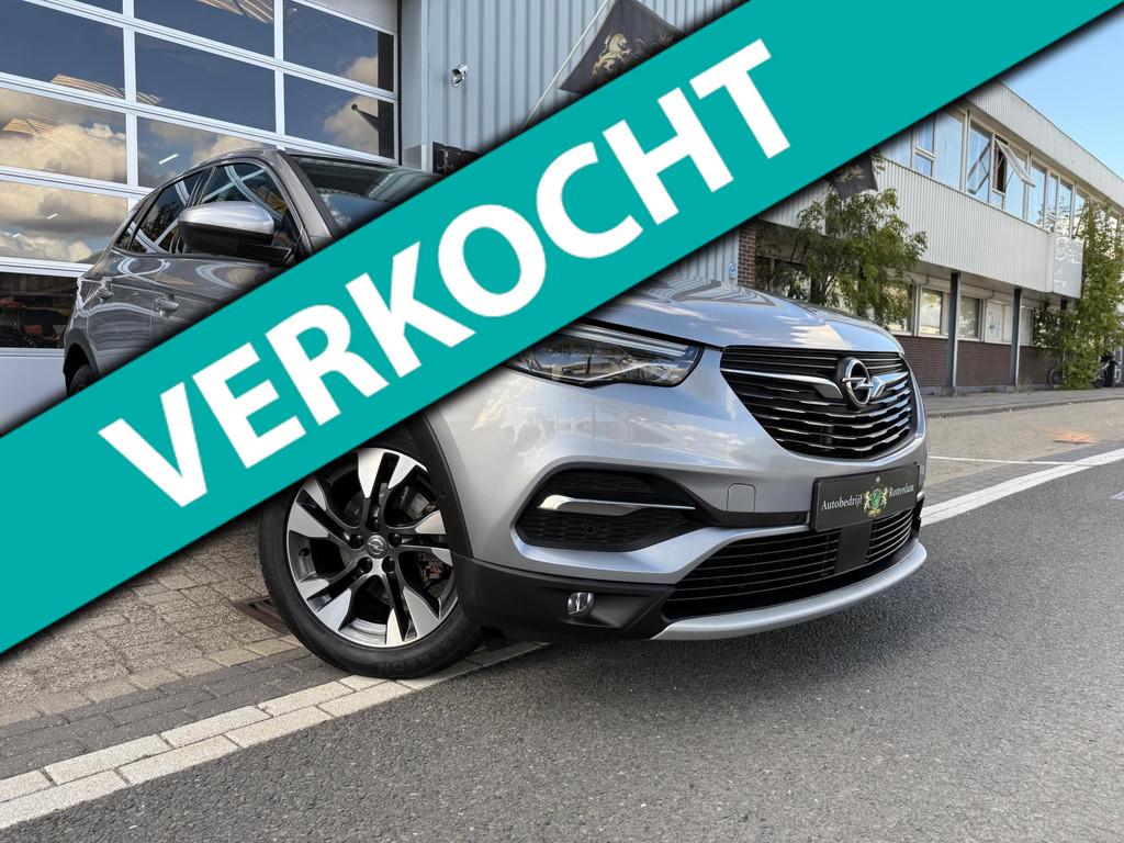 Opel Grandland X 1.2 Turbo Ultimate AUT PDC/NAVI/LMV-18/LEER, 12 maanden, Gebruikt, 1199 cc, Leder