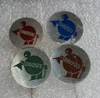 Vintage Droste Chocolade  Speldjes - Set van 4, Ophalen of Verzenden, Gebruikt, Overige onderwerpen, Speldje of Pin