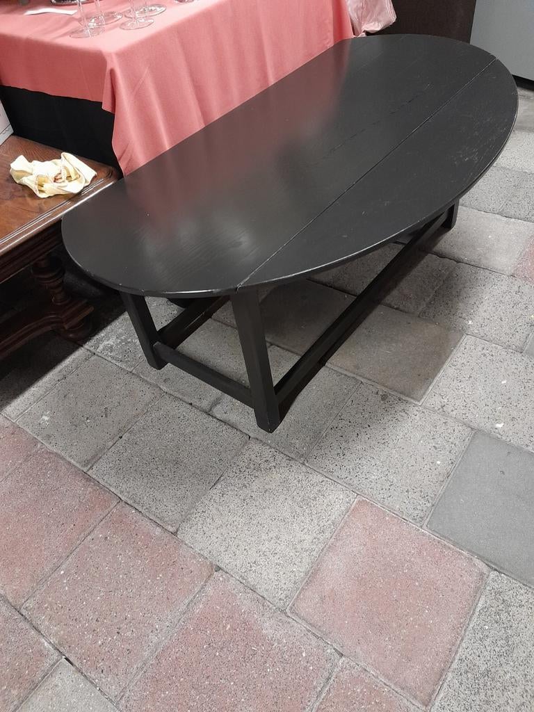 Salontafel zwart, model hangoor, Ophalen