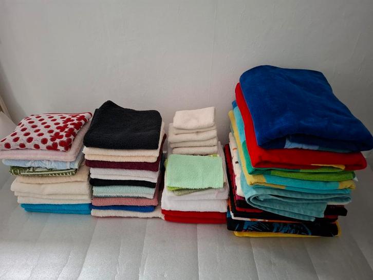 Partij Handdoeken, Badlakens, Strandlakens en meer, Huis en Inrichting, Badkamer | Badtextiel en Accessoires, Nieuw, Handdoek