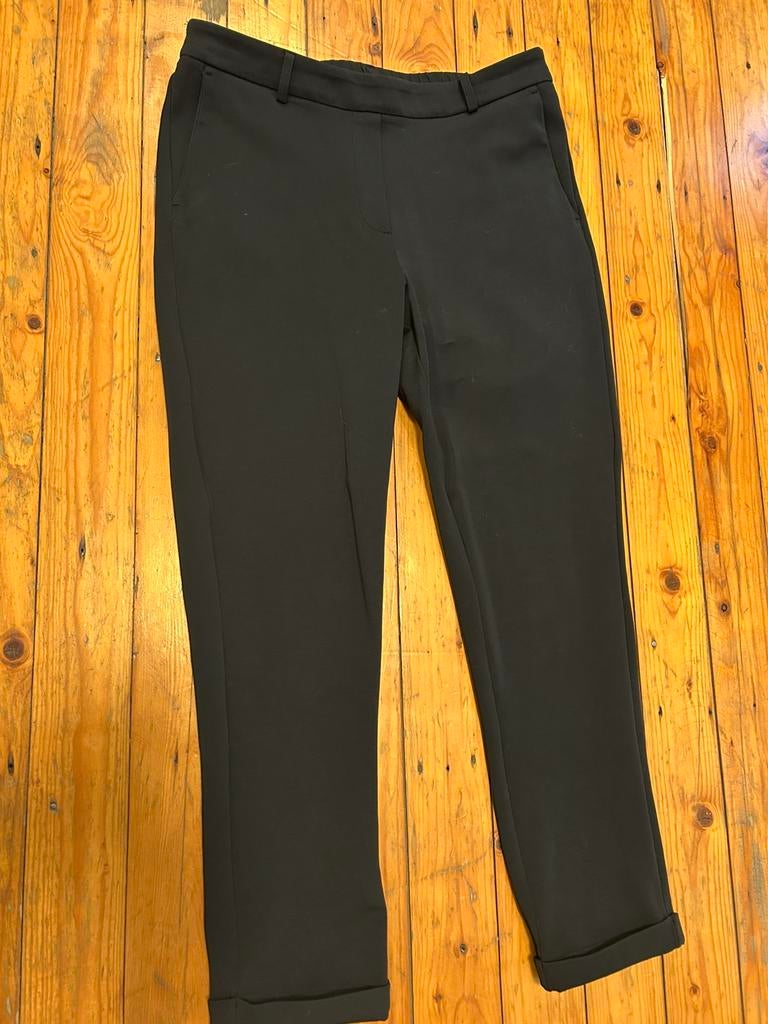 Mooie zwarte broek van YaYa maat 42, Zwart, Maat 42/44 (L), Ophalen of Verzenden, Zo goed als nieuw