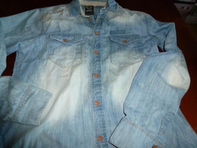 Maat XL capsize overhemd, Kleding | Heren, Blauw, Ophalen of Verzenden, Halswijdte 43/44 (XL), Capsize