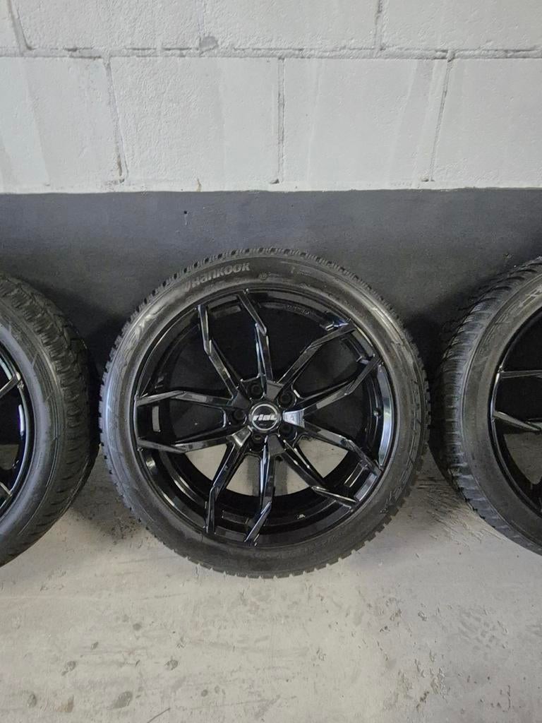 Set 19 inch Gloss Black Velgen/Nieuwe Hankook Winterbanden, Auto-onderdelen, Banden en Velgen, Banden en Velgen, Nieuw, Winterbanden