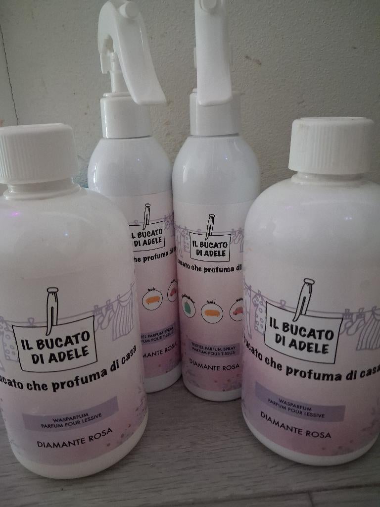 Wasparfum 500 ml Il Bucato Di Adele Diamante Rosa, Ophalen of Verzenden