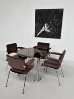 Vintage rookglas eettafel rond, Minder dan 55 cm, ÅTMØS, 60 cm of meer, Dorpstraat 63 Maasbree