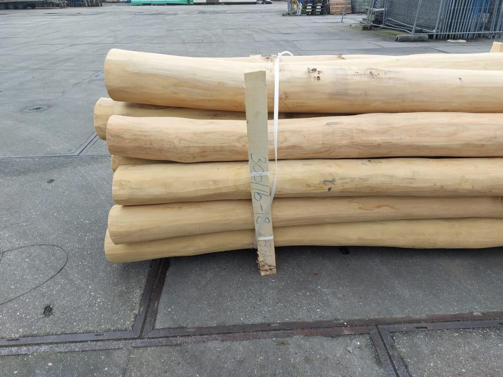 Robinia spintvrij geschuurde palen, hekwerk, schapenhek, Tuin en Terras, Ophalen, Nieuw, Hout, Overige typen