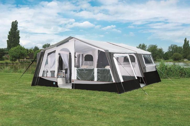 VOUWWAGEN JAMET ARIZONA NIEUWE MODEL 2016/2017 ZEER COMPLEET, Caravans en Kamperen, Vouwwagens, Jamet, meer dan 6, Antraciet, Aanwezig