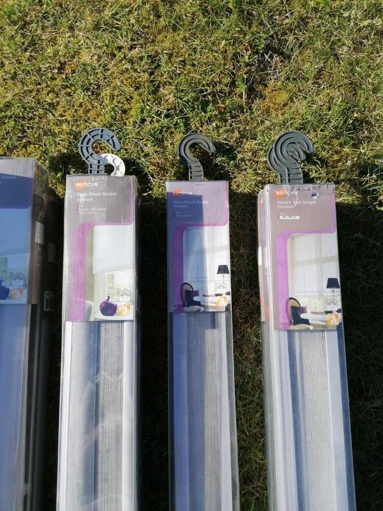 Nieuwe plisségordijnen (dubbel en enkel), Ophalen, Nieuw, 50 tot 100 cm, 150 tot 200 cm