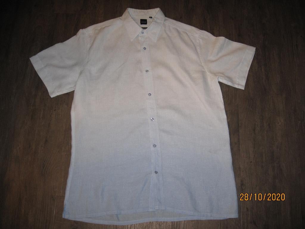 Blue Saks Fifth Avenue slimfit lichtblauw overhemd maat XL, Kleding | Heren, Overhemden, Blauw, Ophalen of Verzenden, Blue Saks Fifth Avenue