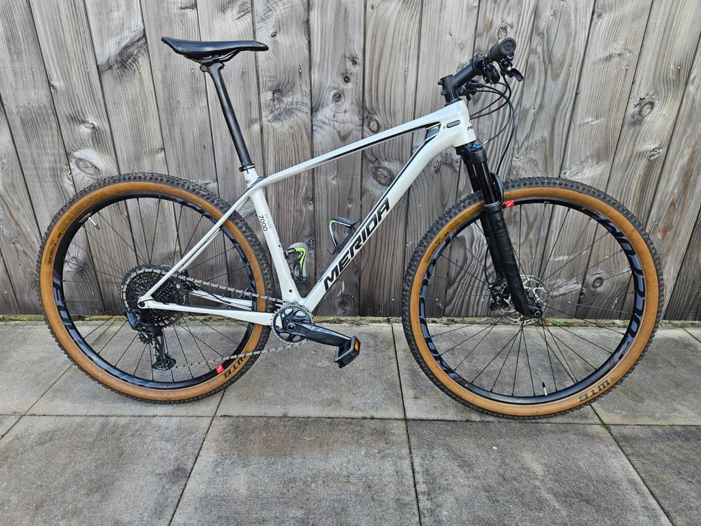 Merida Big Nine 7000 carbon Sram Gx maat L, Hardtail, Ophalen, Zo goed als nieuw, Merida