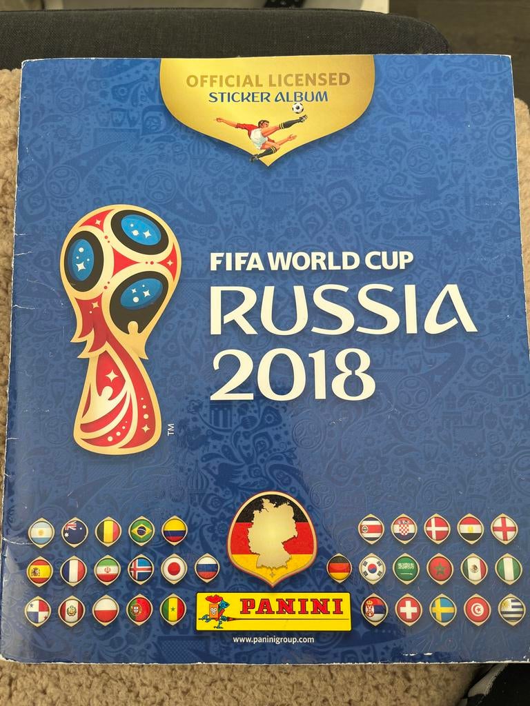 Panini FIFA World Cup Russia 2018 sticker album, Ophalen of Verzenden, Gebruikt, Sport