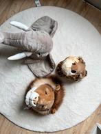 Wild and Soft pluche dierenkoppen groot, Ophalen of Verzenden, Zo goed als nieuw, Overige typen