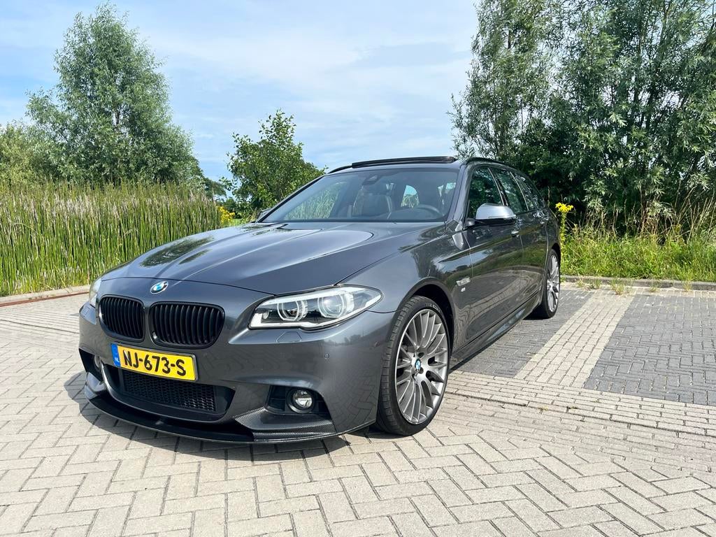 BMW 5-Serie 535d Xdrive 313pk Aut. 2016 Grijs, Automaat, 2993 cc, 2000 kg, 226 €/maand