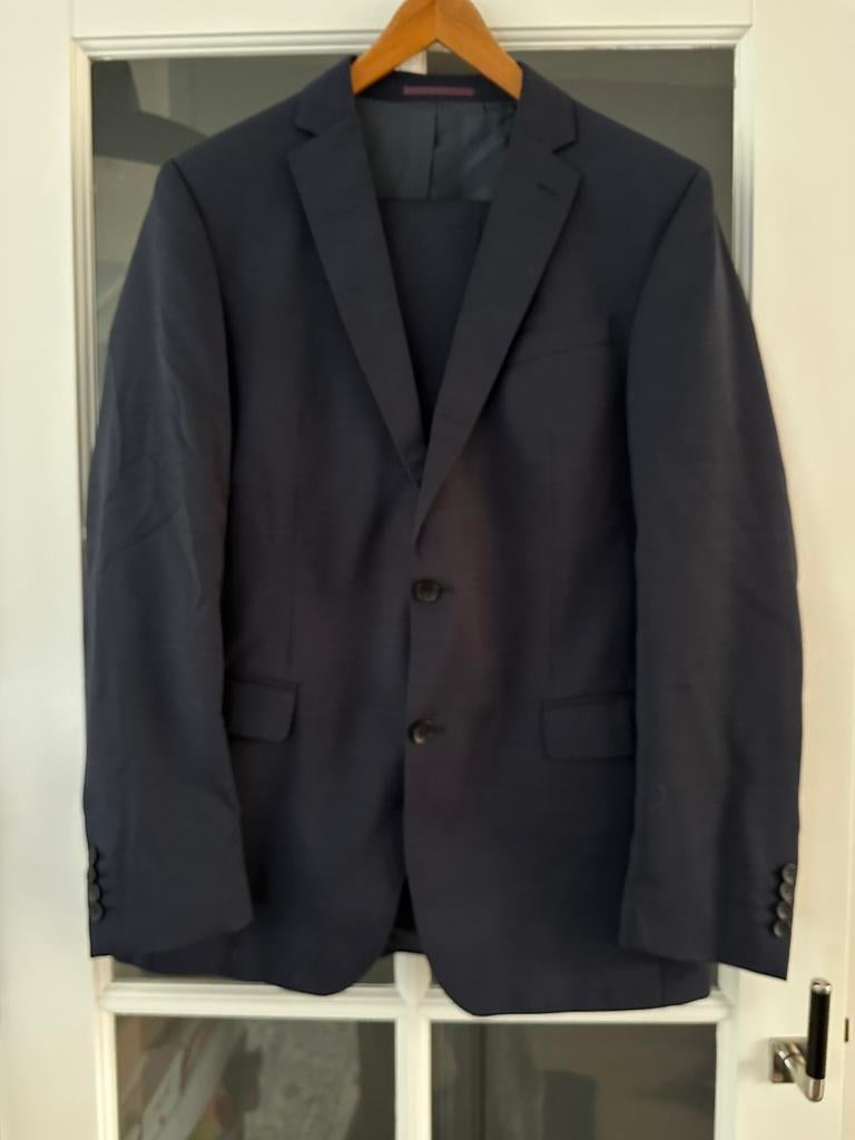 Nieuw donkerblauw colbert + pantalon Carl Gross maat 52 / 54, Kleding | Heren, Kostuums en Colberts, Ophalen of Verzenden, Nieuw