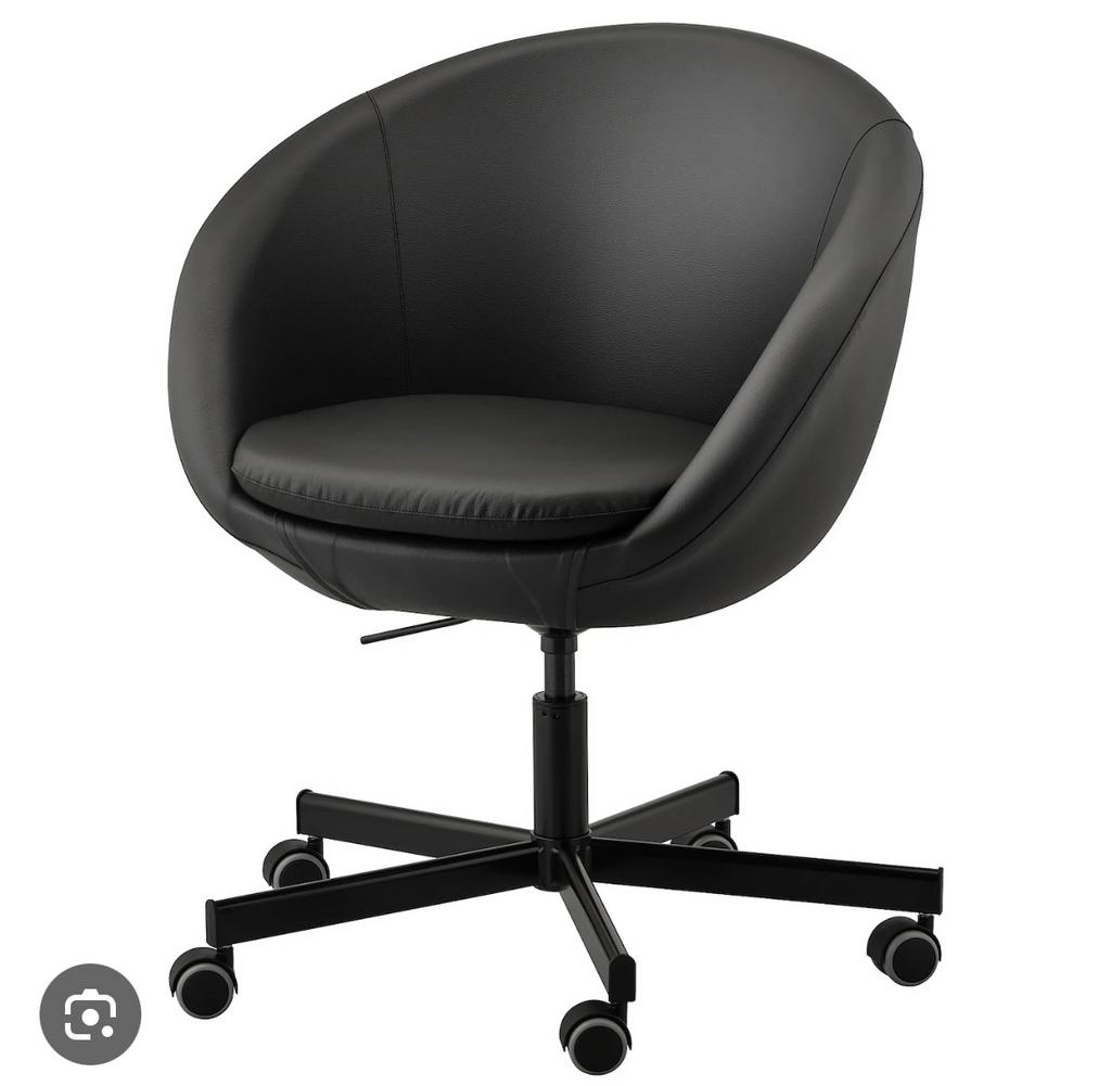 IKEA bureaustoel SKRUVSTA, zwart, nieuw!, Ophalen, Zo goed als nieuw, Zwart, Bureaustoel