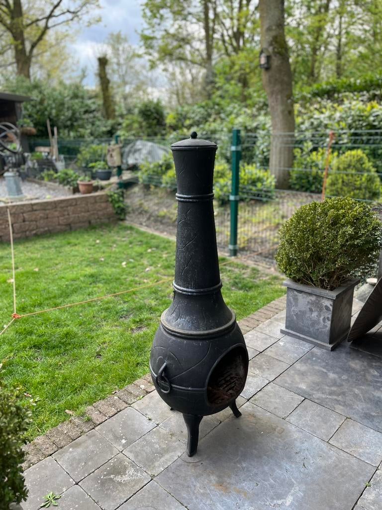 Tuinkachel gietijzer, Tuin en Terras, Ophalen, Gebruikt