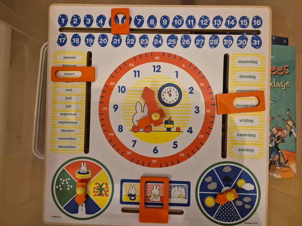 Zgan Nijntje klok/kalender, Ophalen