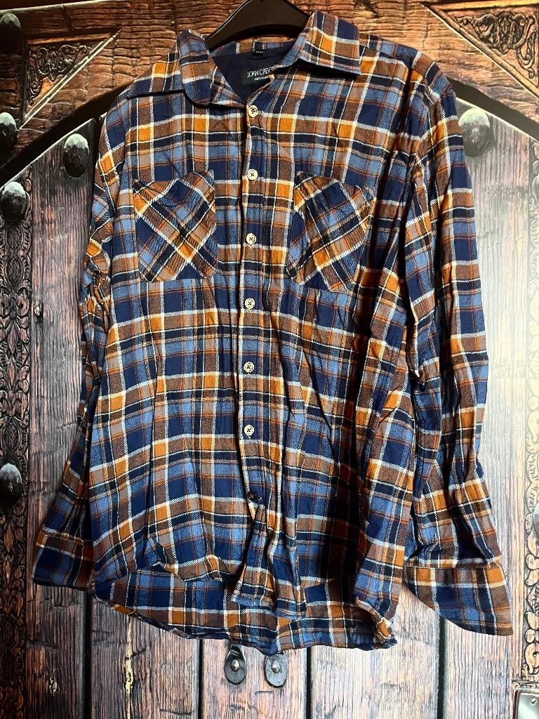 Mooi geruit overhemd maat L van John Cabot nu voor 14,99€, Kleding | Heren, Overhemden, Overige kleuren, Ophalen of Verzenden