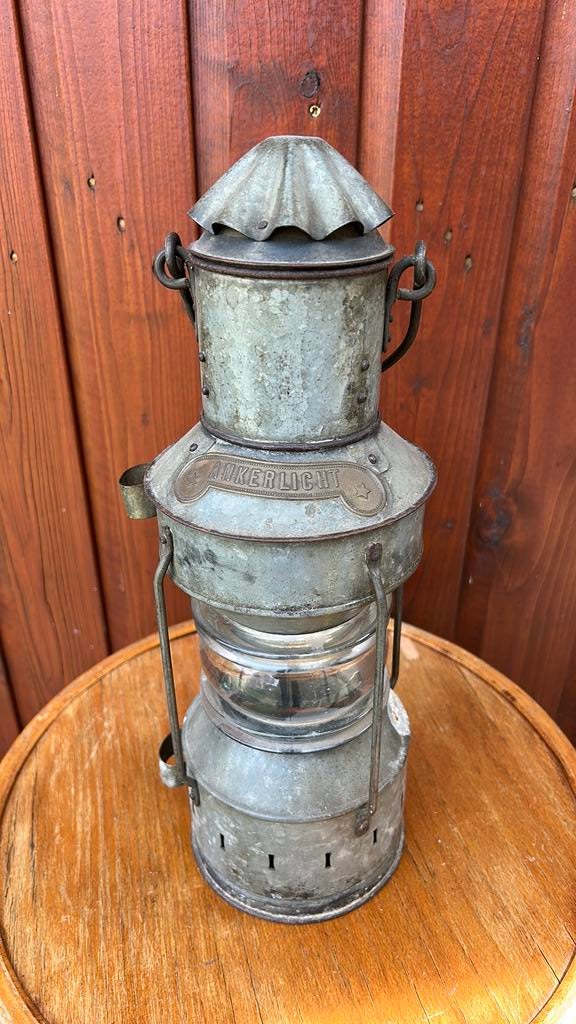 Ankerlicht boot industrie lamp antiek, Ophalen