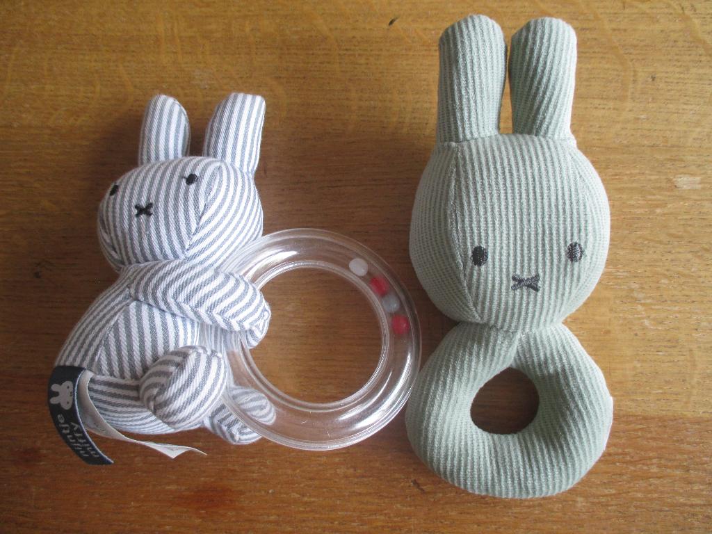 2 rammelaars "Nijntje", Ophalen of Verzenden, Zo goed als nieuw, Overige typen, Met geluid