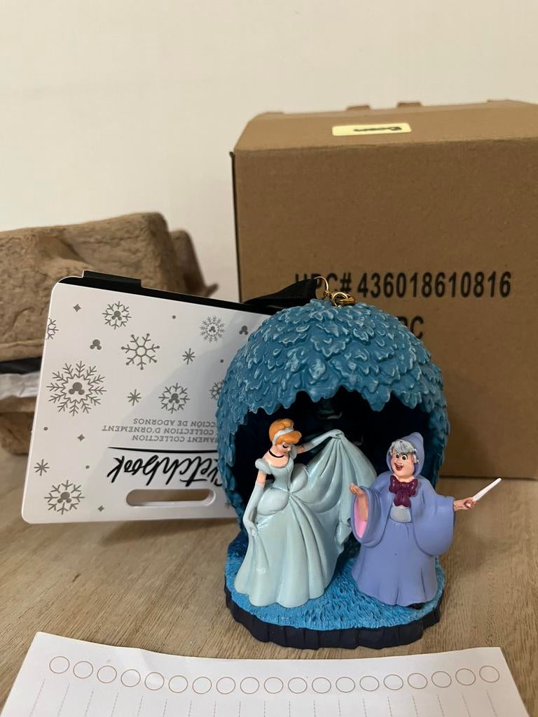Disney Cinderella en Fee sketchbook ornament, Ophalen of Verzenden, Overige figuren, Nieuw, Beeldje of Figuurtje