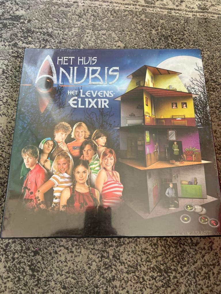 Het Huis Anubis: Het Levenselixir Bordspel, Drie of vier spelers, Ophalen of Verzenden, Zo goed als nieuw