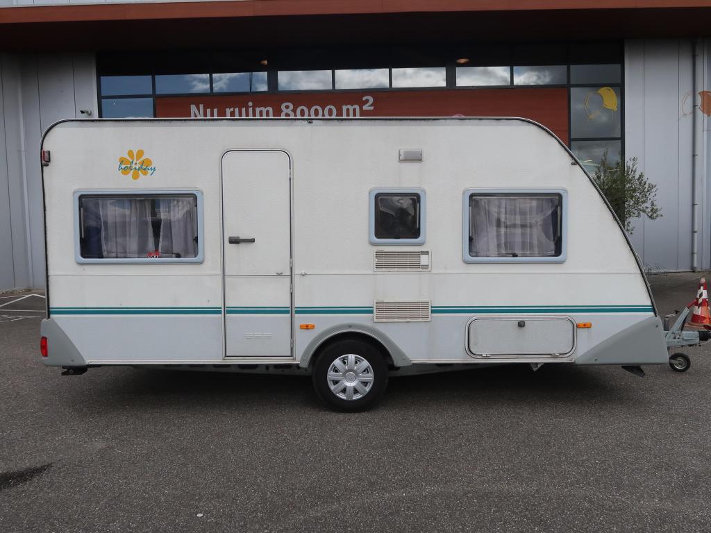 Eifelland Holiday 460 TK LICHTGEWICHT MET VOORTENT, Caravans en Kamperen, Caravans, Rondzit, Schokbreker, Eifelland, 4 tot 5 meter