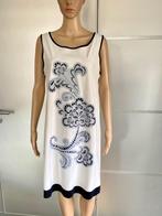 J424 Indies maat L=40/42 mooi jurk gebr.wit jurkje, Kleding | Dames, Maat 38/40 (M), Wit, Ophalen of Verzenden, Zo goed als nieuw