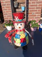 Sneeuwpop ijzer decoratief-vintage met veer intern, Ophalen