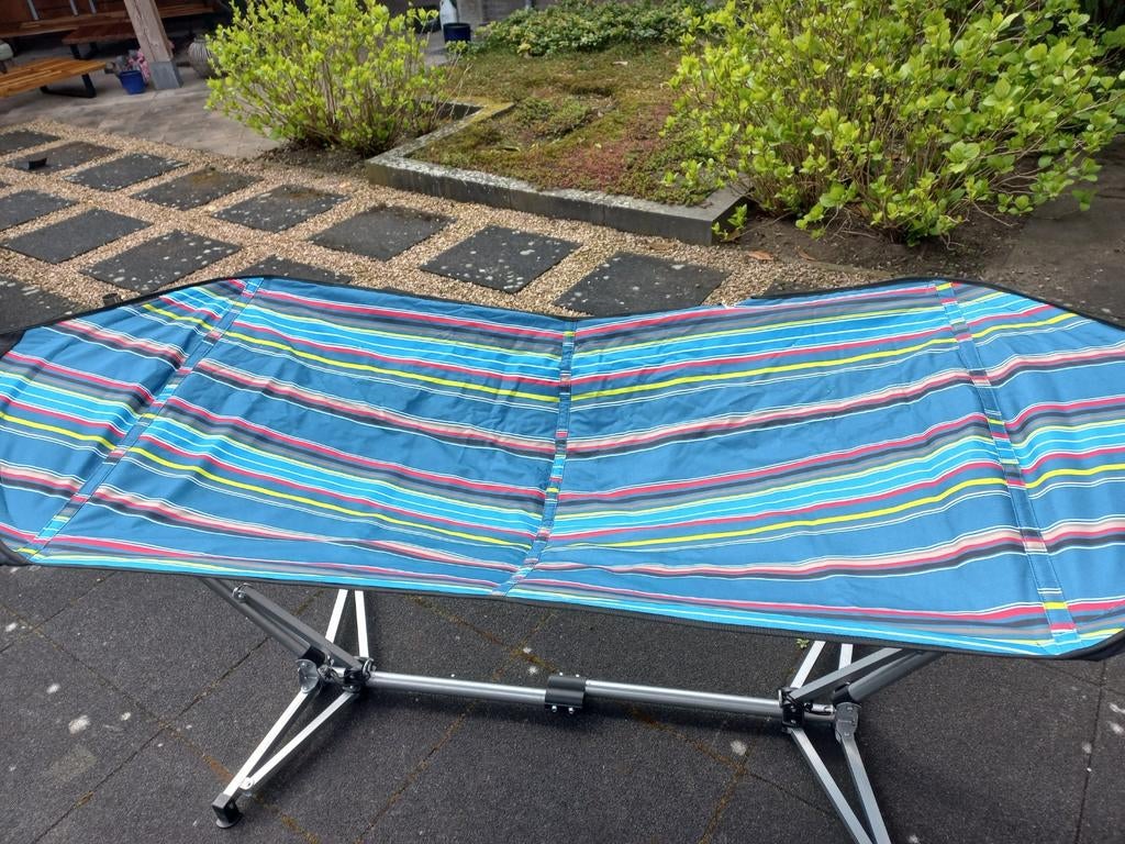 Te koop: 1 persoonshangmat met opklapbaar onderstel, Tuin en Terras, Hangmatten, Ophalen, Gebruikt, Eenpersoons, Inklapbaar