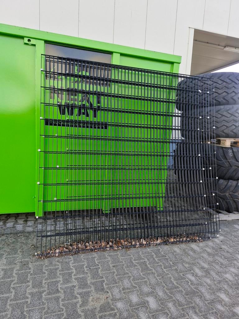 Stalen gecoate hek panelen, Tuin en Terras, Tuinhekken en Hekwerk, Ophalen of Verzenden, IJzer, Sierhekwerk