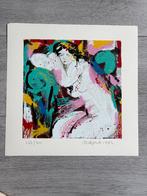 Zeefdruk van Nic Jonk “ Melancholie “, Ophalen of Verzenden