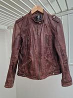 Leren jas dames, bruin, maat 38/M, Ophalen of Verzenden, Zo goed als nieuw, Maat 38/40 (M), Bruin