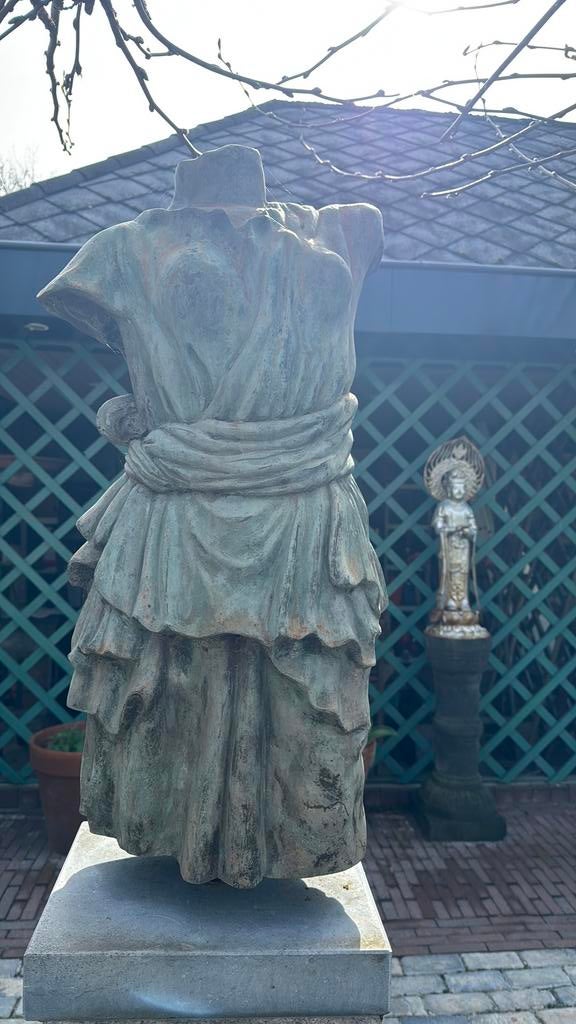 Brons borstbeeld, Tuin en Terras, Ophalen, Zo goed als nieuw, Steen