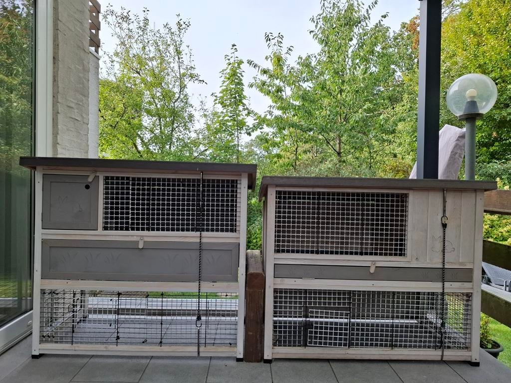 Ferplast konijnenhok 2 stuks, Dieren en Toebehoren, Ophalen, 110 cm of meer, Hok, 90 cm of meer