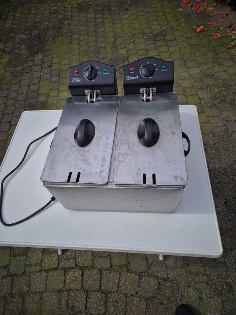 Prima Donna Dubbele Friteuse 3.5L x2 - Professioneel Gebruik, 4 liter of meer, Ophalen of Verzenden, Gebruikt