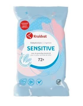 Kruidvat sensitive lotiondoekjes 18st, Kinderen en Baby's, Badjes en Verzorging, Nieuw, Overige typen, Overige merken, Ophalen of Verzenden