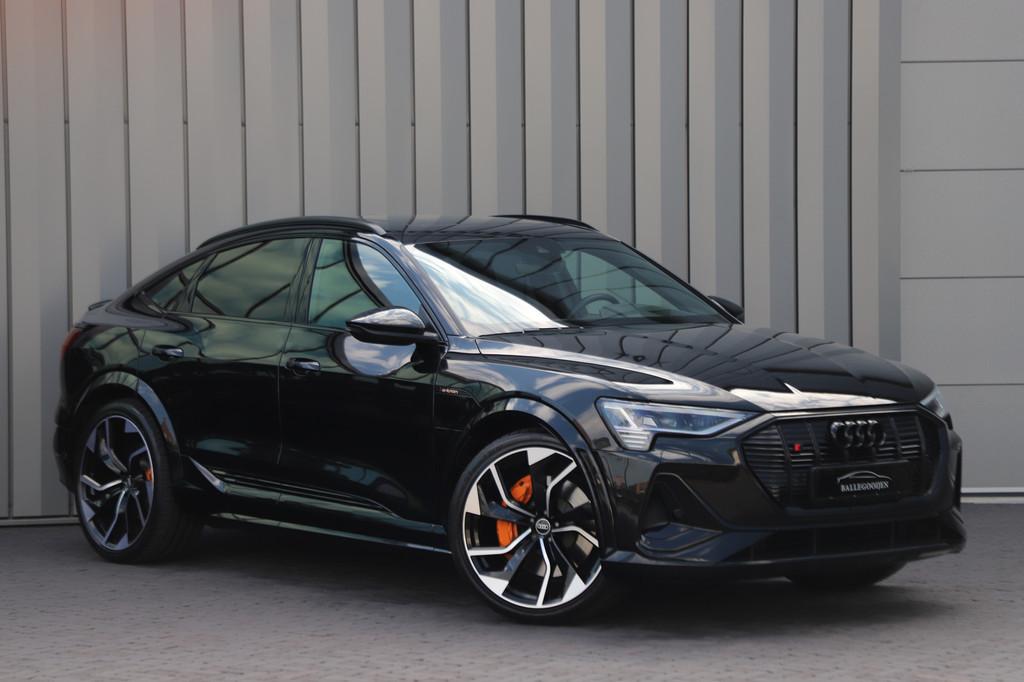Audi e-tron Sportback S quattro 95 kWh | 503PK | Luchtvering, Automaat, Zwart, Zwart, Vierwielaandrijving