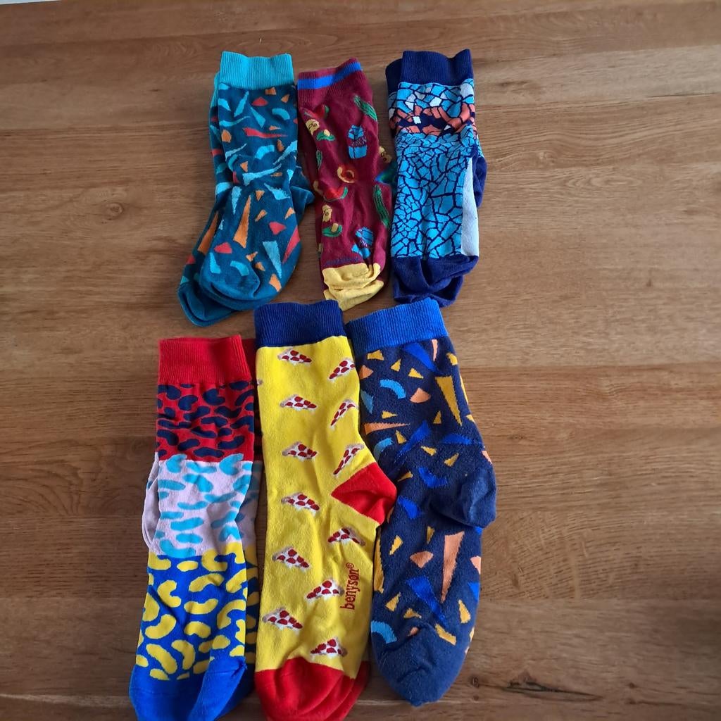 Happy socks, Kleding | Dames, Sokken en Kousen, Ophalen of Verzenden, Gedragen, Sokken en Kniesokken