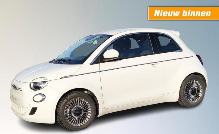 Fiat 500 E- 42KW-2023- Snelladen-Camera- meer... -  Spring S, Auto's, Fiat, Bedrijf, ABS, Airbags, Airconditioning, Android Auto